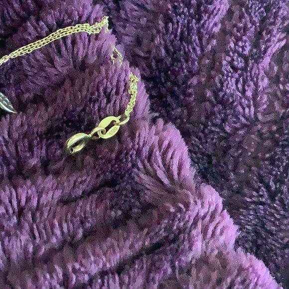 14K Gold, 3 Butterflies, 2 Strand Chain Bracelet, White, Rosegold, Yellow Gold - Picture 7 of 11